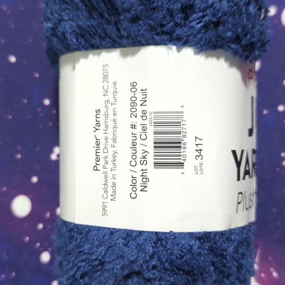 13 Brand New Skeins Premier Just Yarn Plush Various Colors Smoke Free - Picture 13 of 13